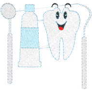 Matriz de Bordado Dentista 